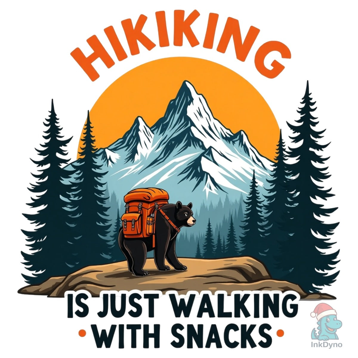 Funny Bear Backpack Mountain Hiking