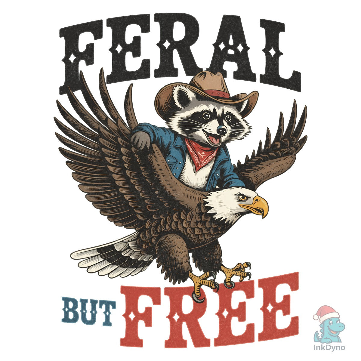 4th of July Feral but Free Raccoon