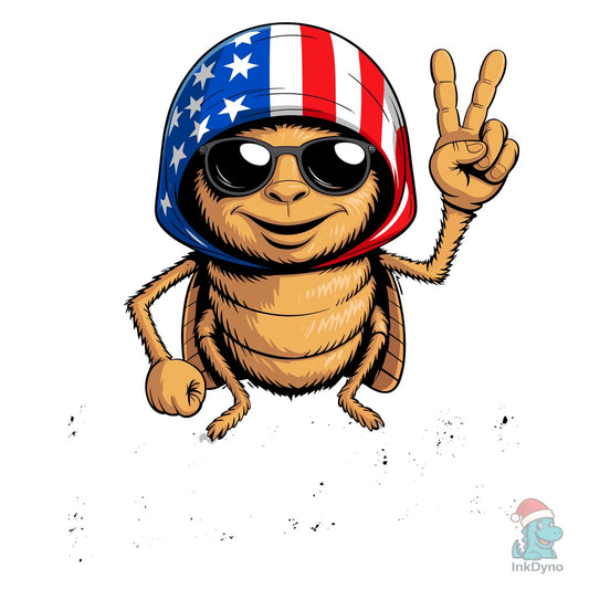 Fleadom 4th of July Peace Insect - DTF Transfer