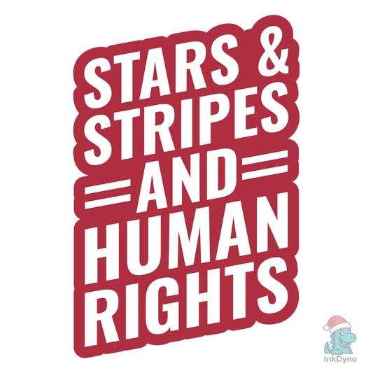 Stars Stripes & Human Rights Activist Te - DTF Transfer