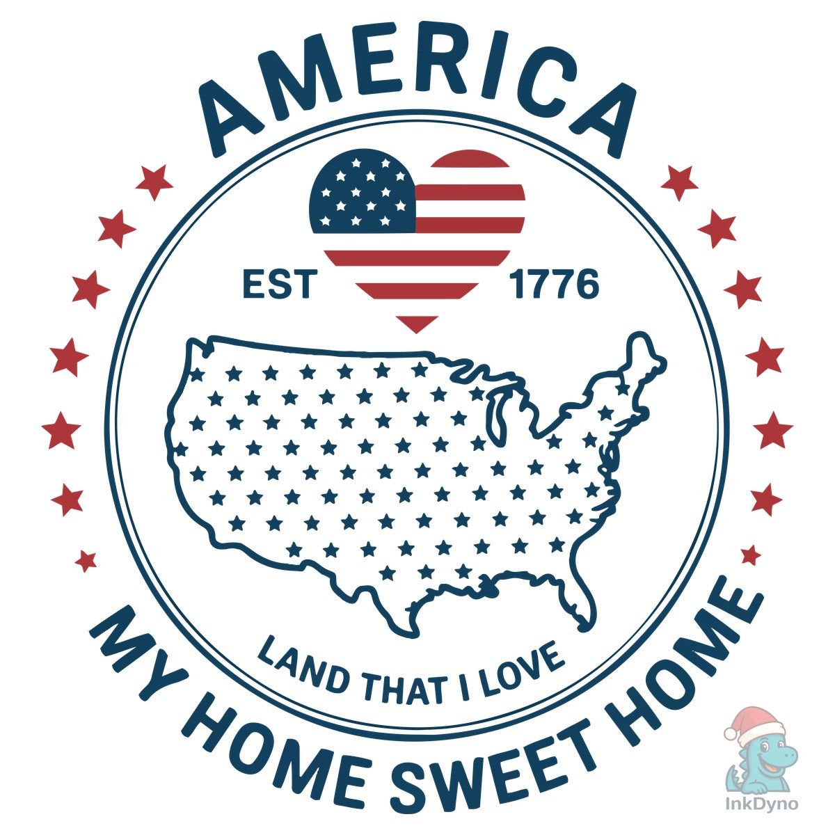 America Land That I Love My Home USA.