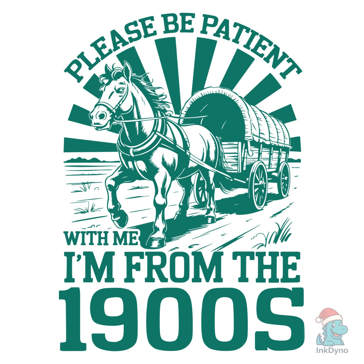 Please Be Patient with Me Retro Quote