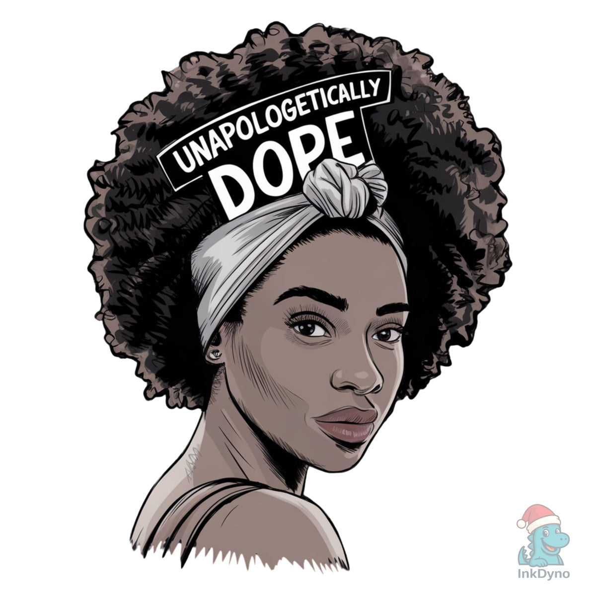 Unapologetically Dope Black Woman Afro