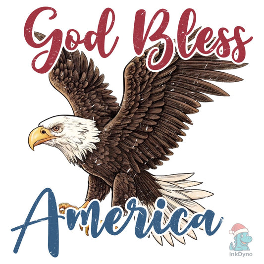 Good Bless America T-Shirt Design - DTF Transfer