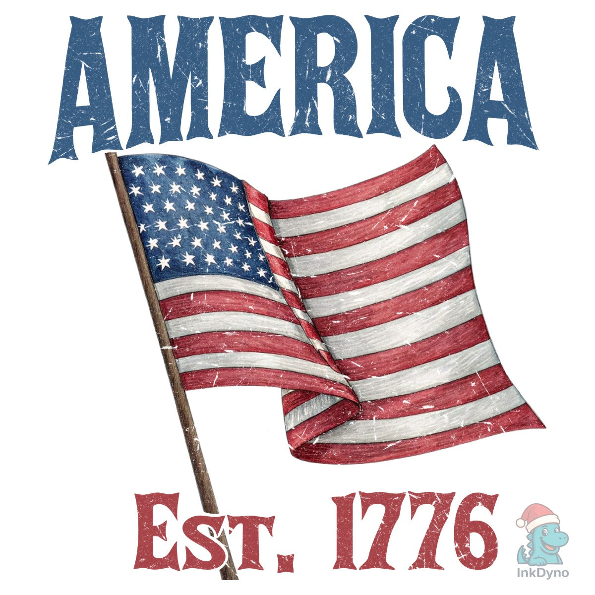 America Est.1776 T-Shirt Design