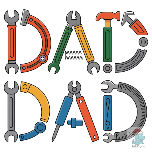 "Creative Dad Tools Design for Father's - DTF Transfer