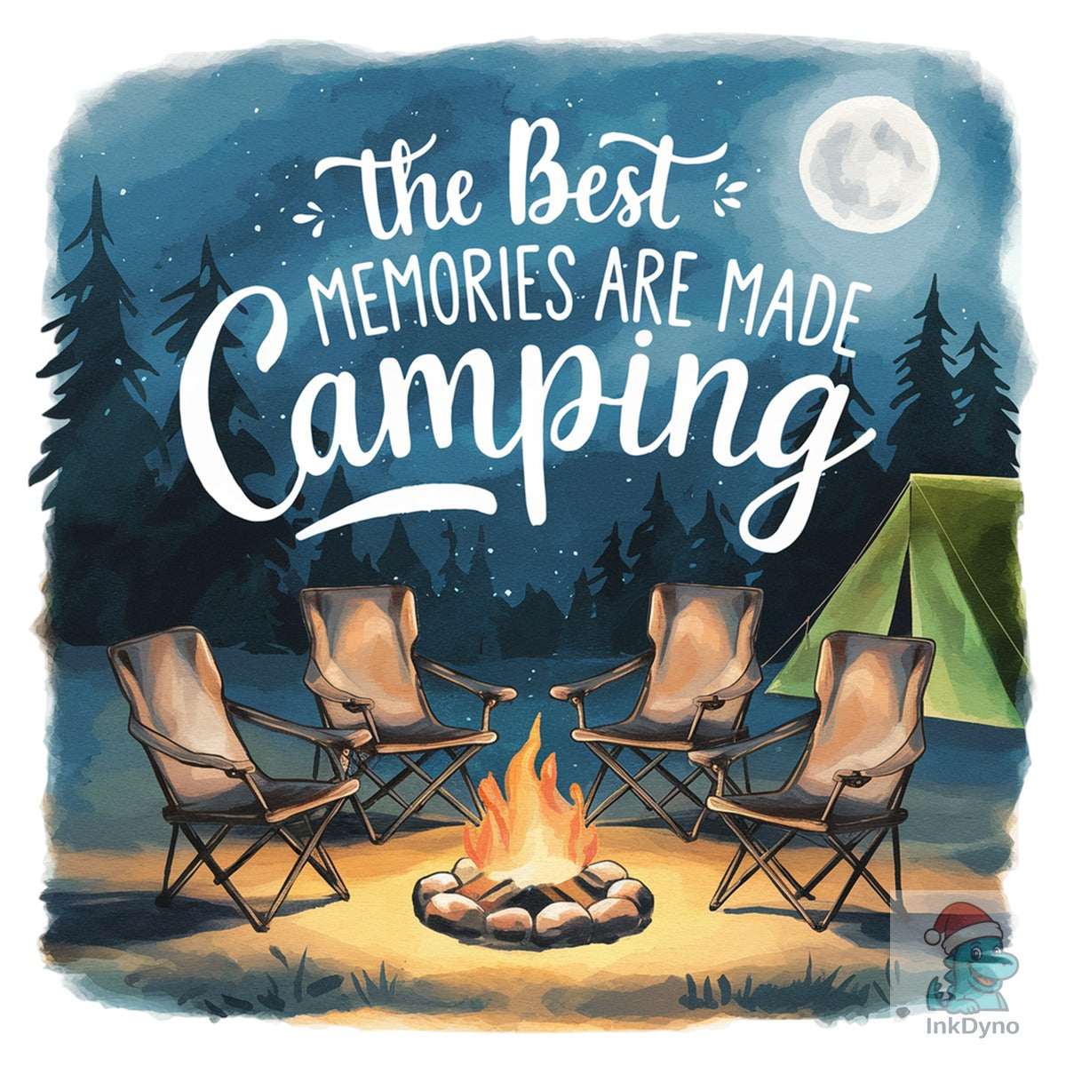Cozy Camping Memories Nighttime