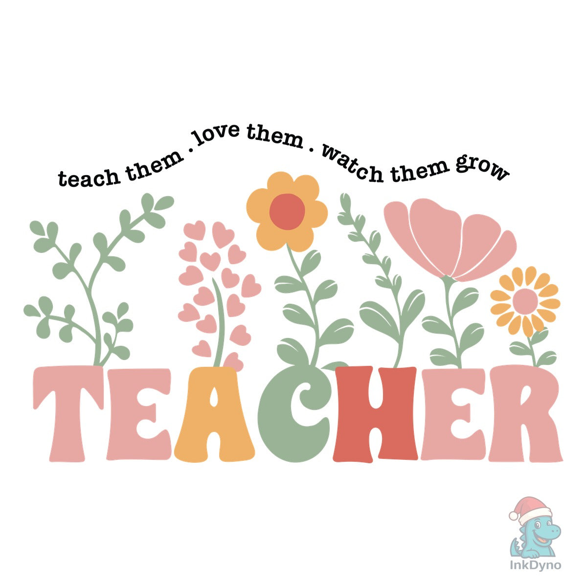 Floral Teacher Boho Style