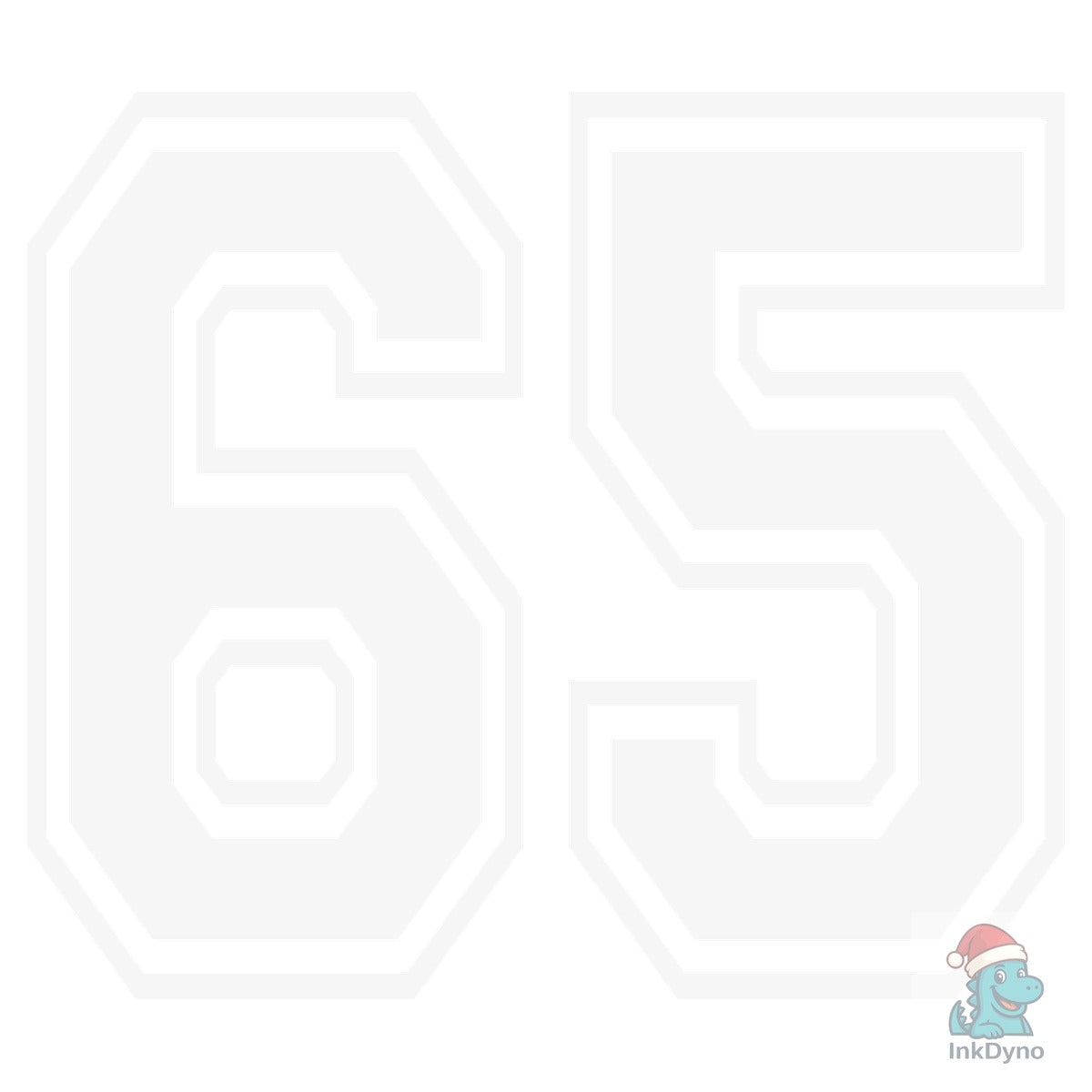 Number 65 Birthday Varsity Sports Team