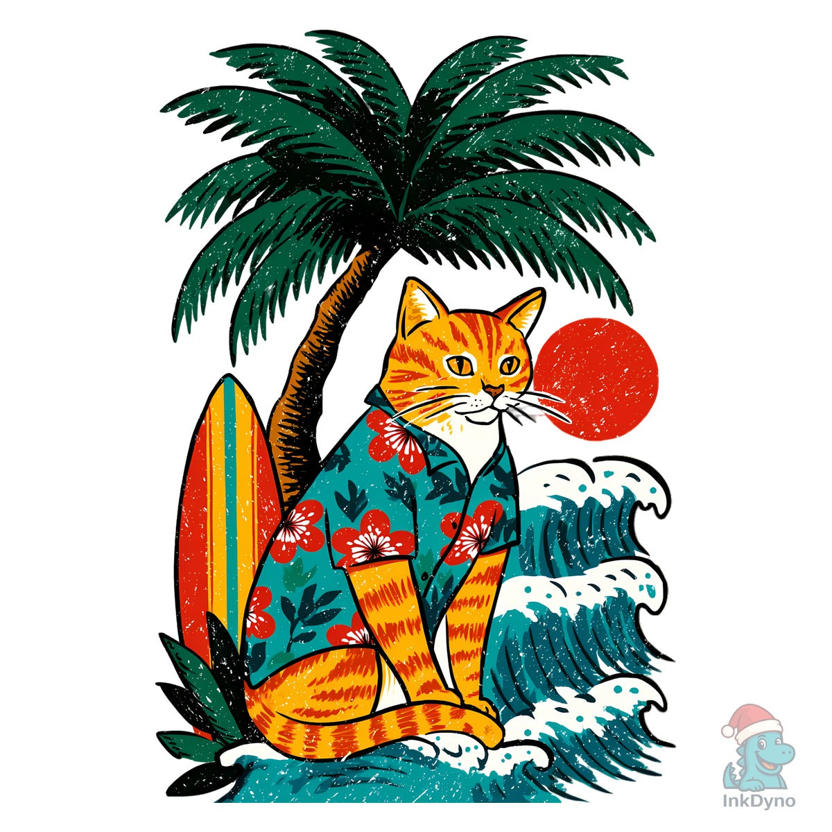 Surf Cat Beach Cat Sublimation