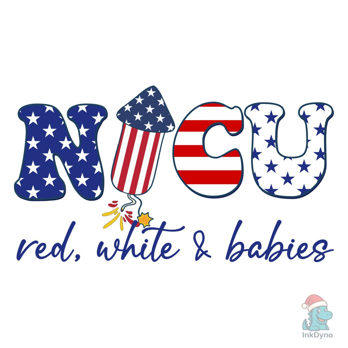NICU Patriotic Red White Babies