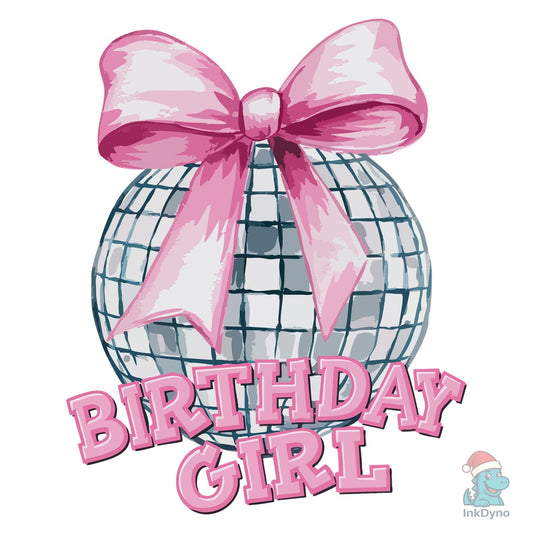 Birthday Girl - Retro Party Style - DTF Transfer