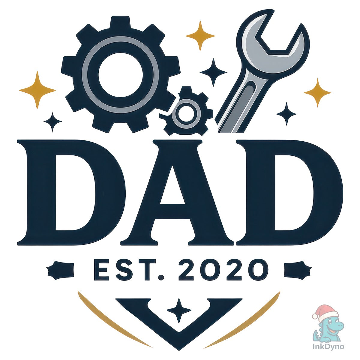 Dad Established Fathers Day Tshirt