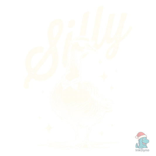 Silly Goose and Bow Tie Shirt - DTF Transfer
