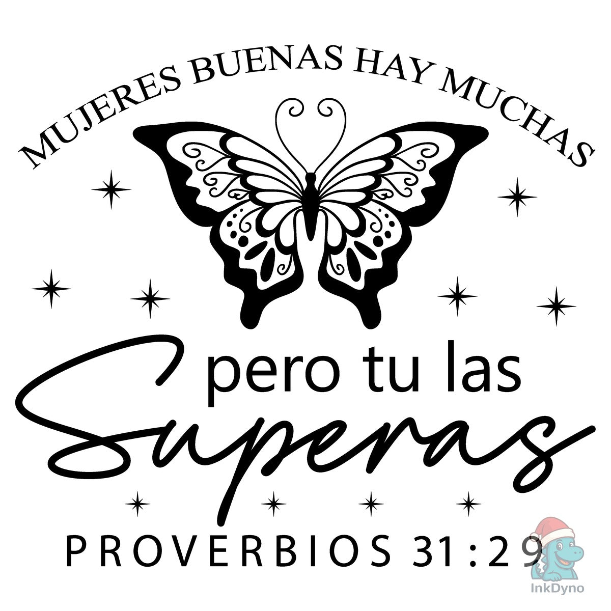 Spanish Proverb and Butterfly Design