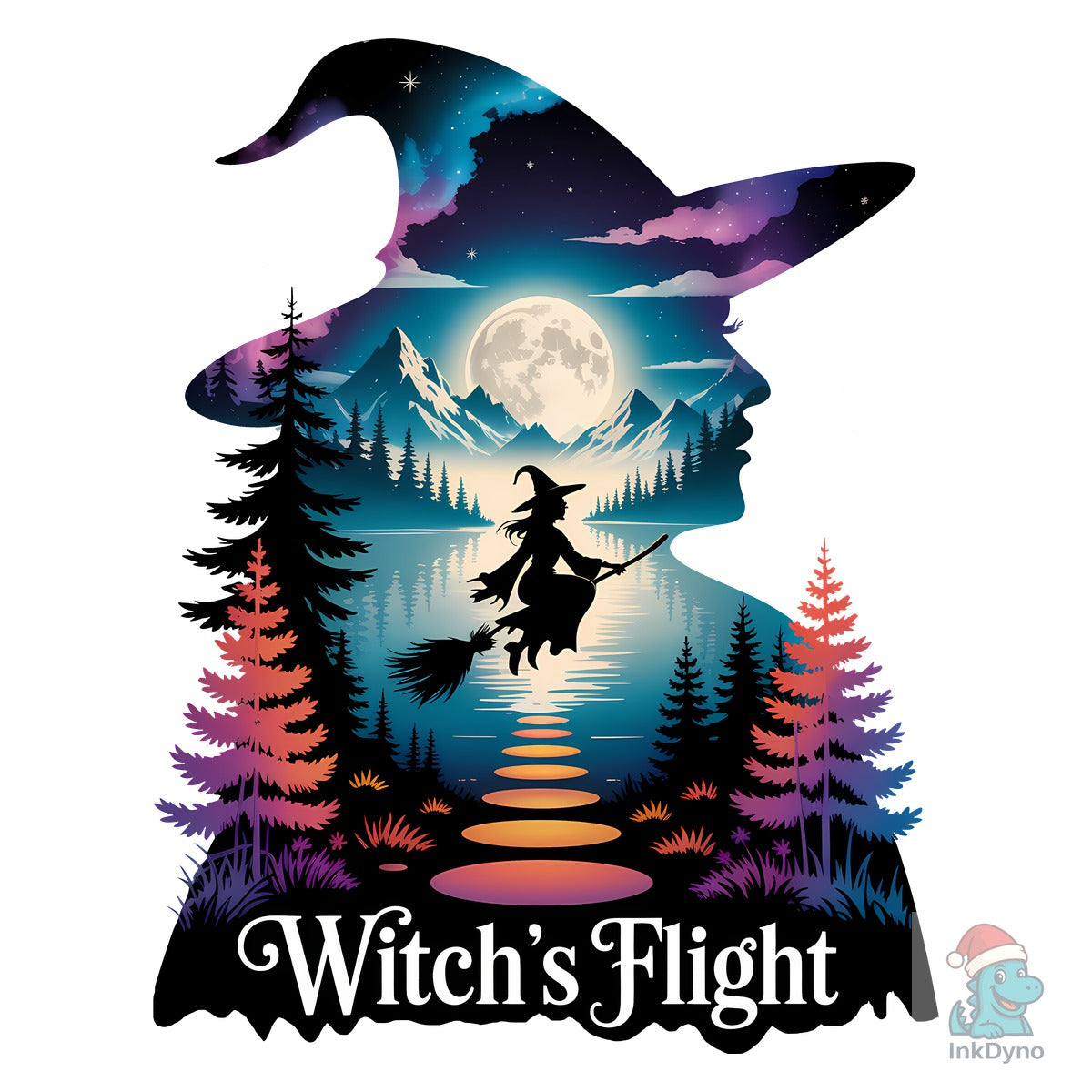 Witch's Flight on a Broomstick Shirt