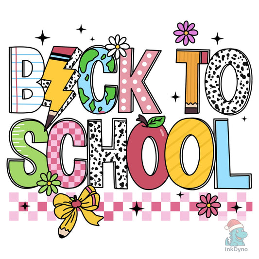 Back to School Doodles - DTF Transfer