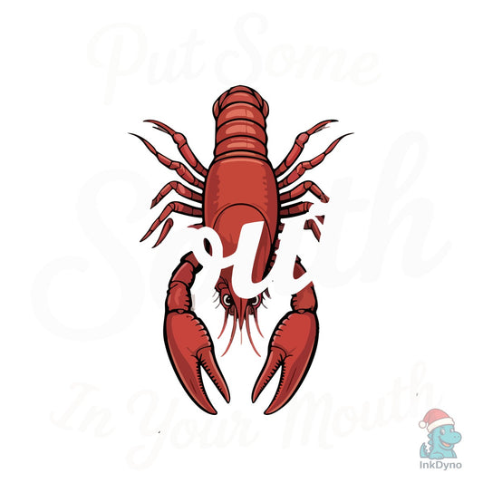 Crawfish Quote - Fun Retro Style - DTF Transfer