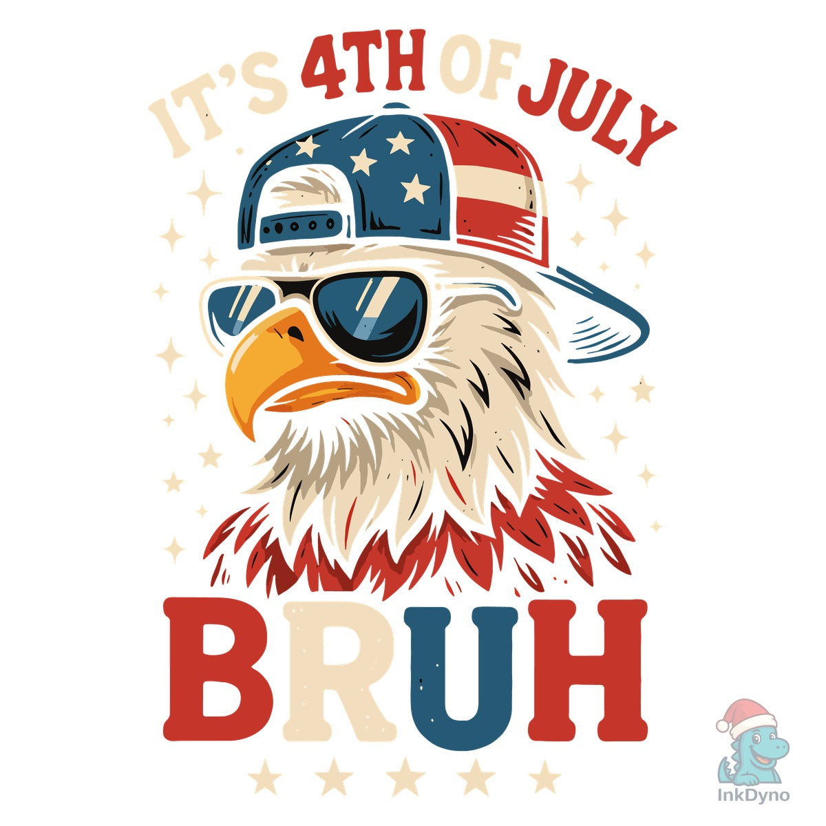It's 4th of July Bald Eagle T-Shirt