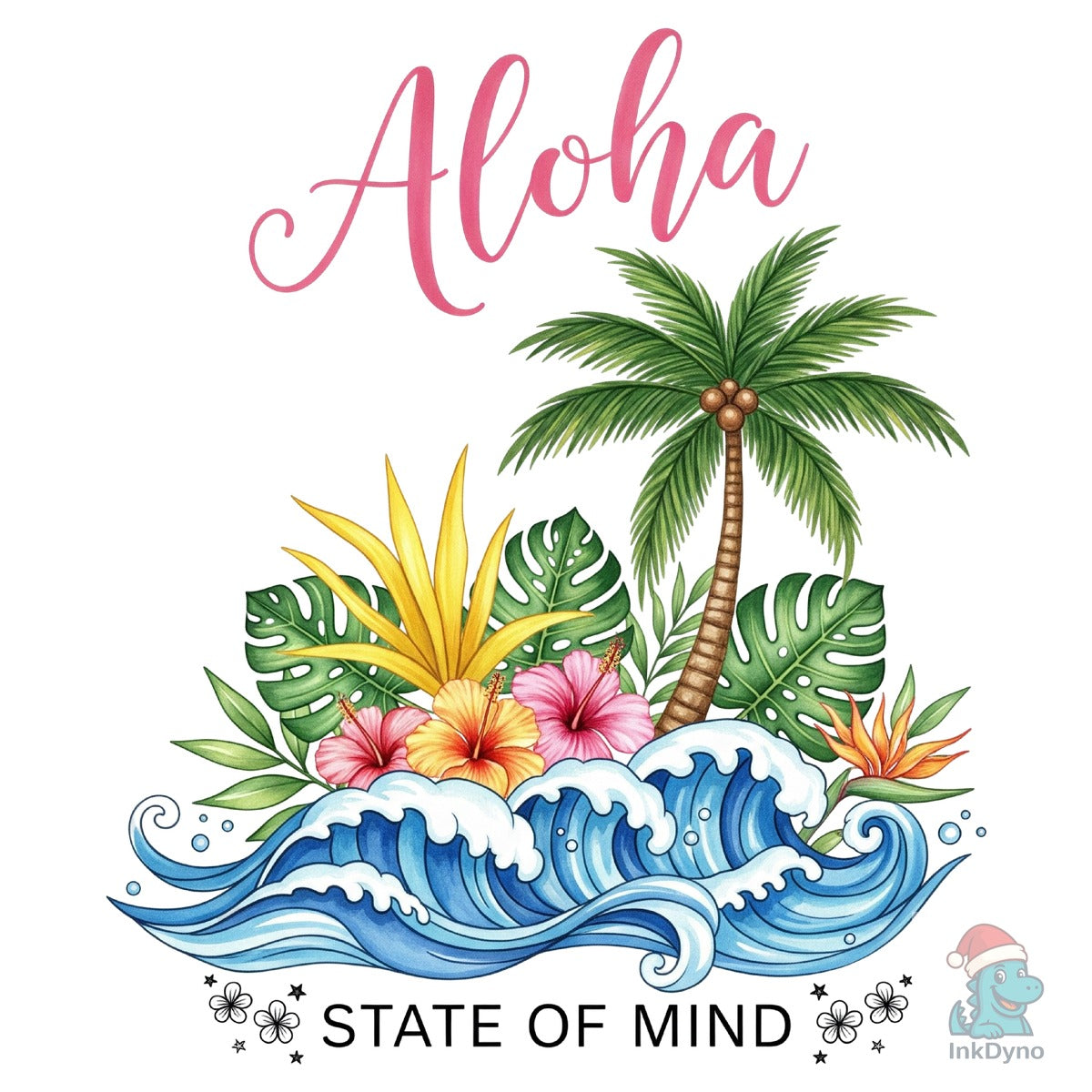 Summer Aloha Beach Boho Flower Floral