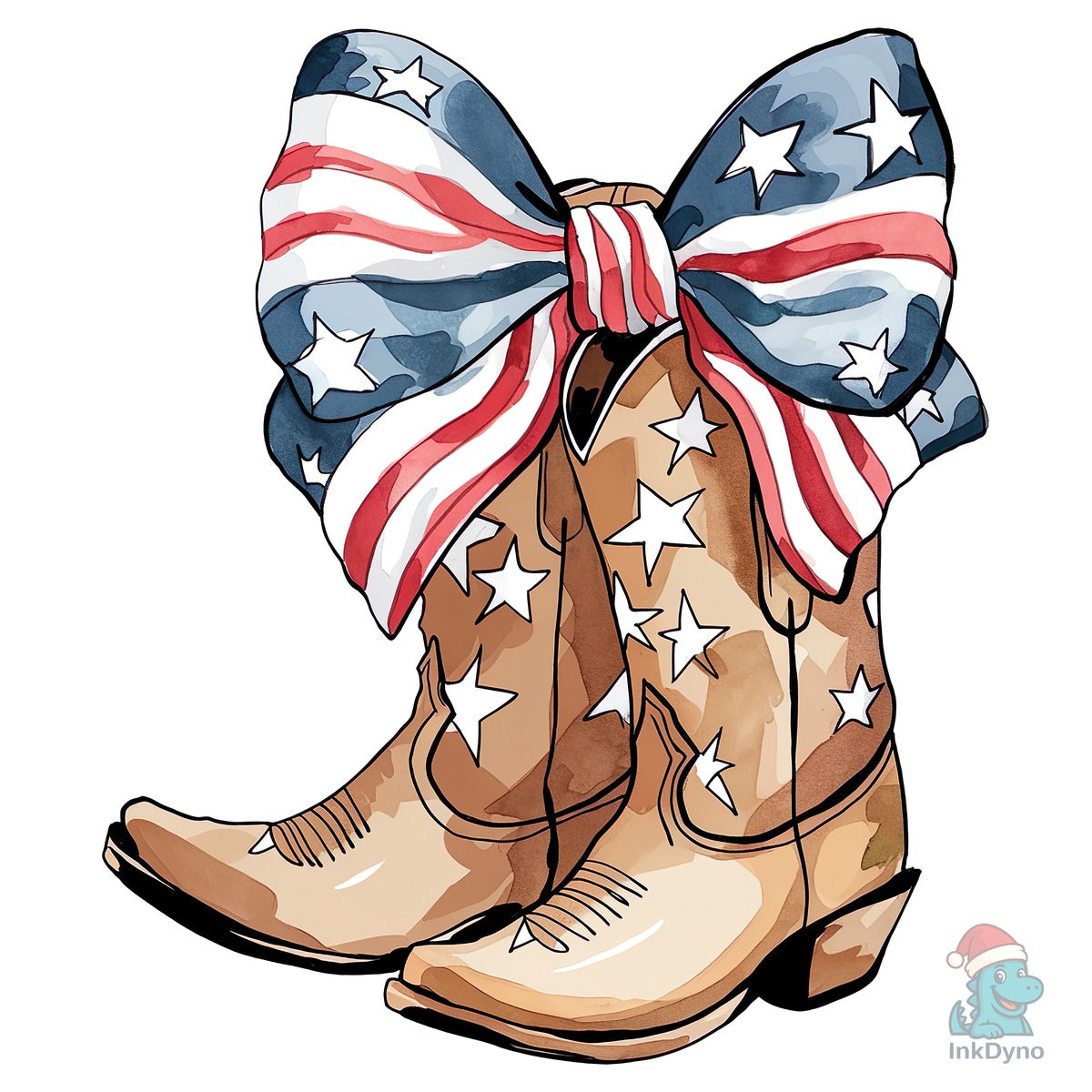 Patriotic Coquette Cowgirl Boots