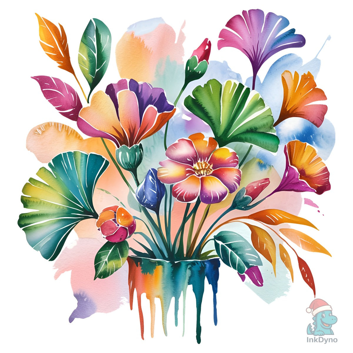 Watercolor Flower Design