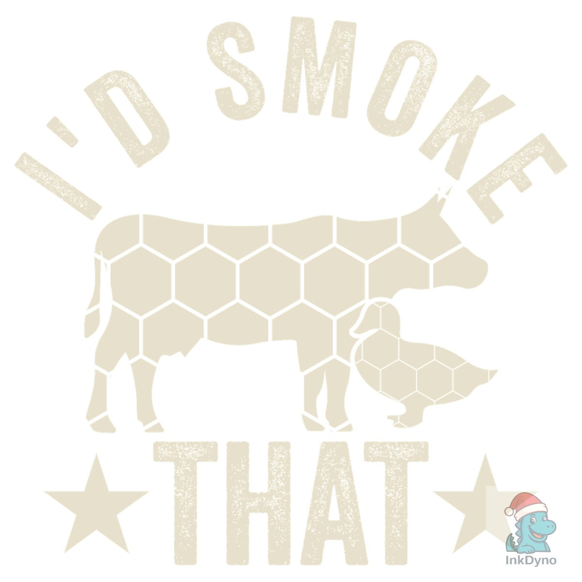 I'D SMOKE THAT VECTOR TSHIRT DESIGN