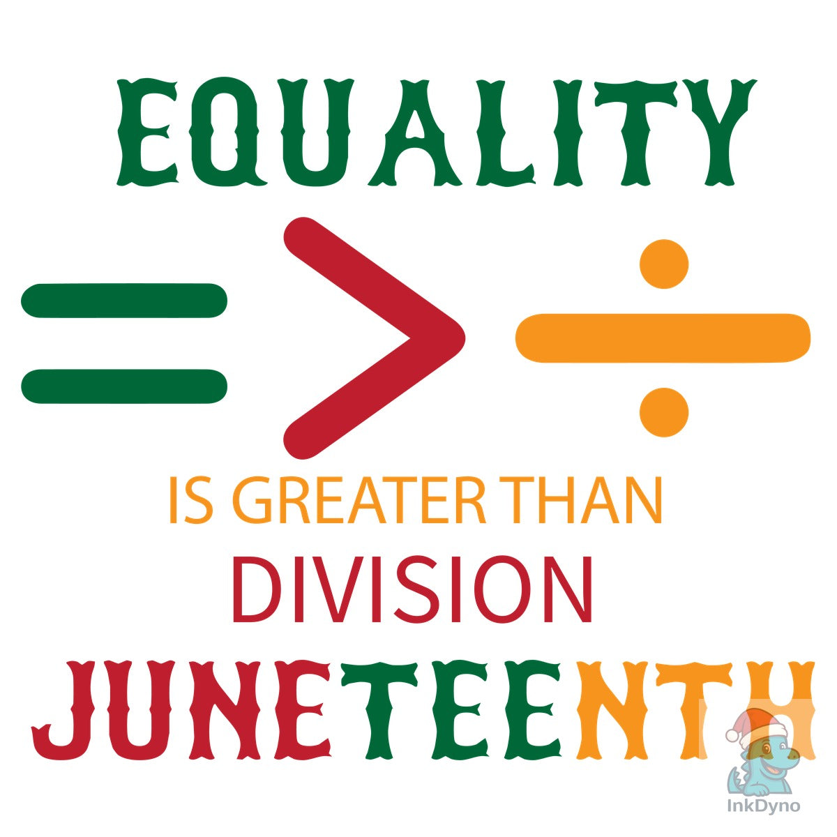 EQUALITY is GREATER THAN DIVISION Junete