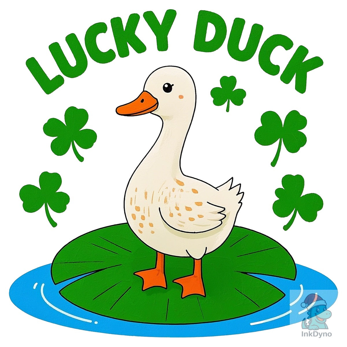 Lucky Duck T-Shirt Design