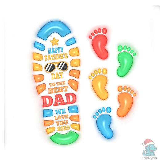 3D Dad Personalized Inflated Mug Wrap - DTF Transfer