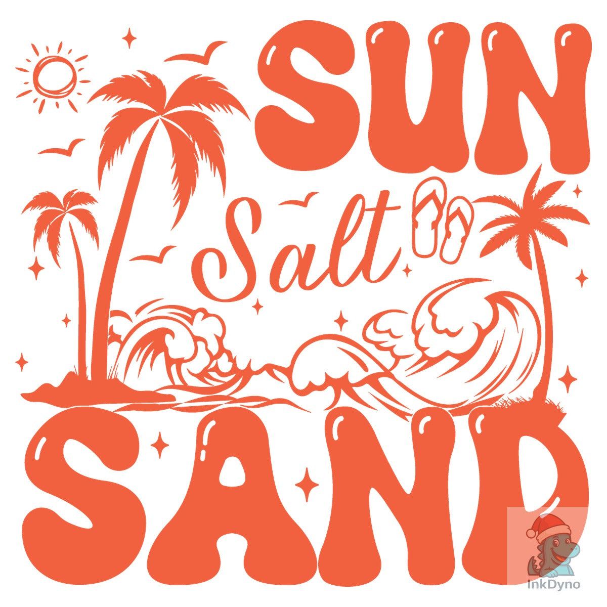 Sun Salt Sand Tropical Flip Flops