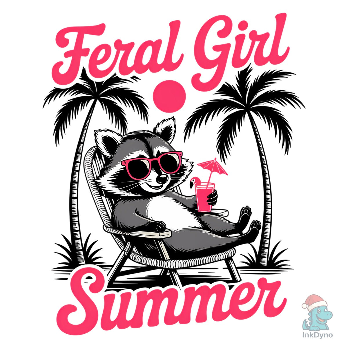 Feral Girl Summer Raccoon Vacay