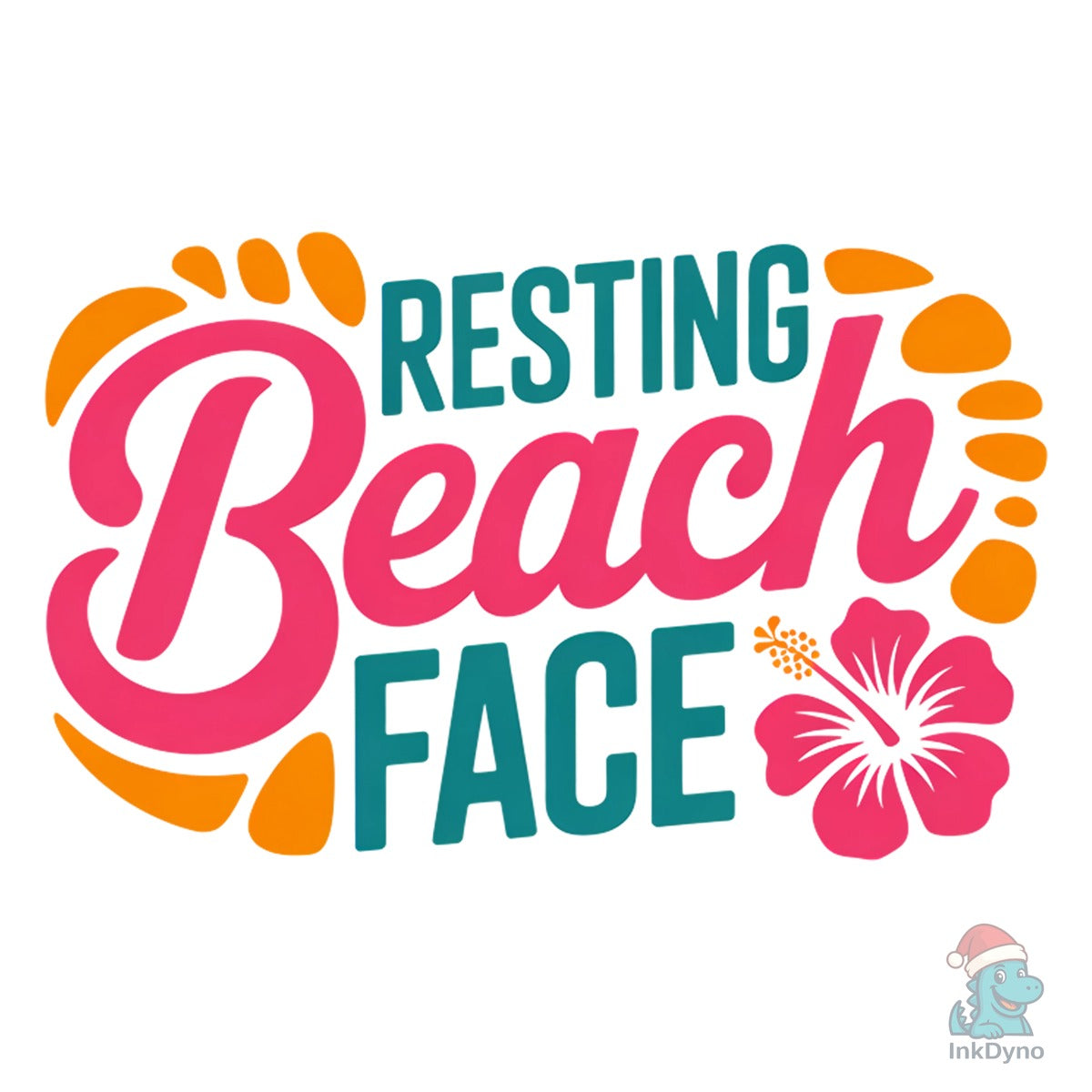 Resting Beach Face Funny Summer