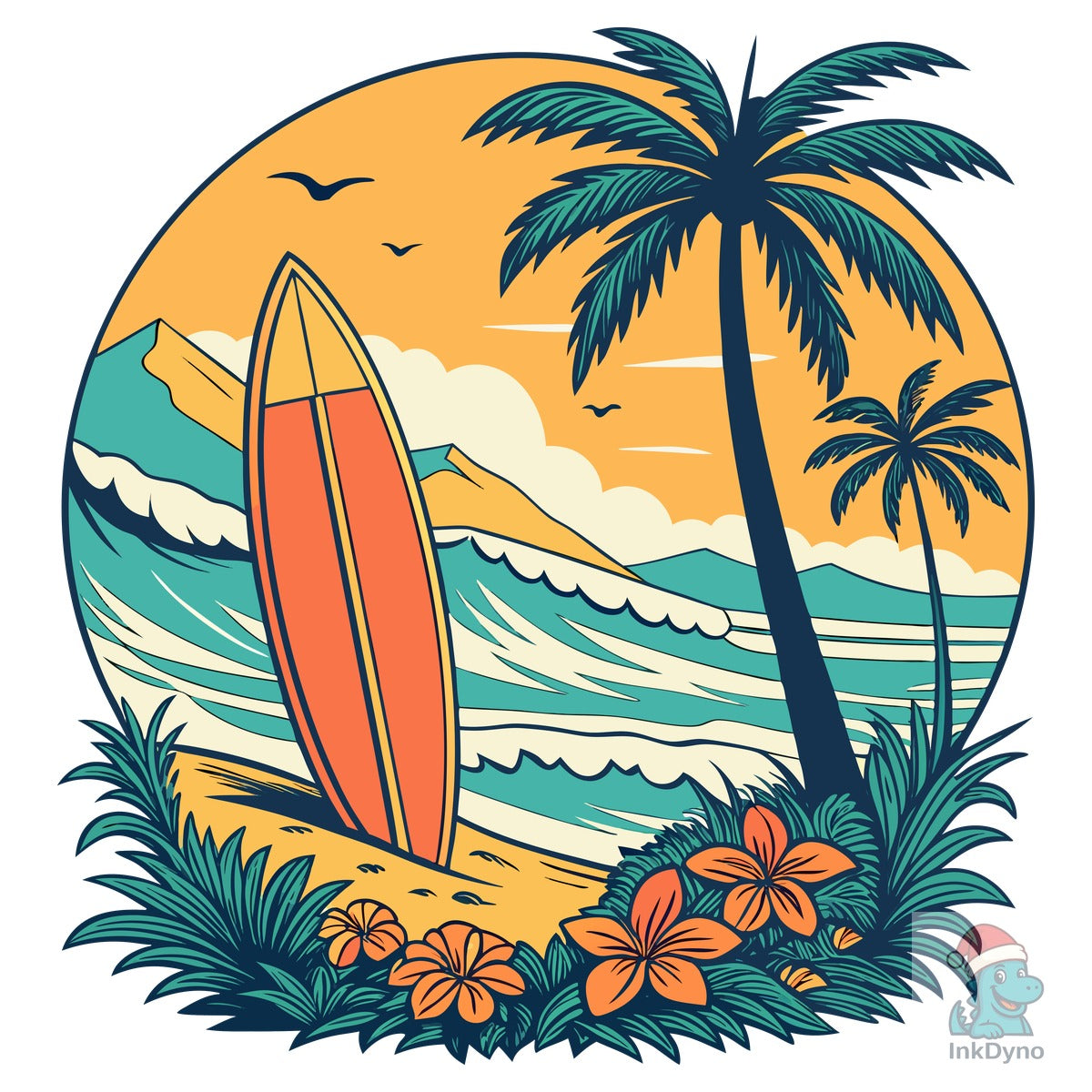 Sea Wave Surfboard Summer Surfing