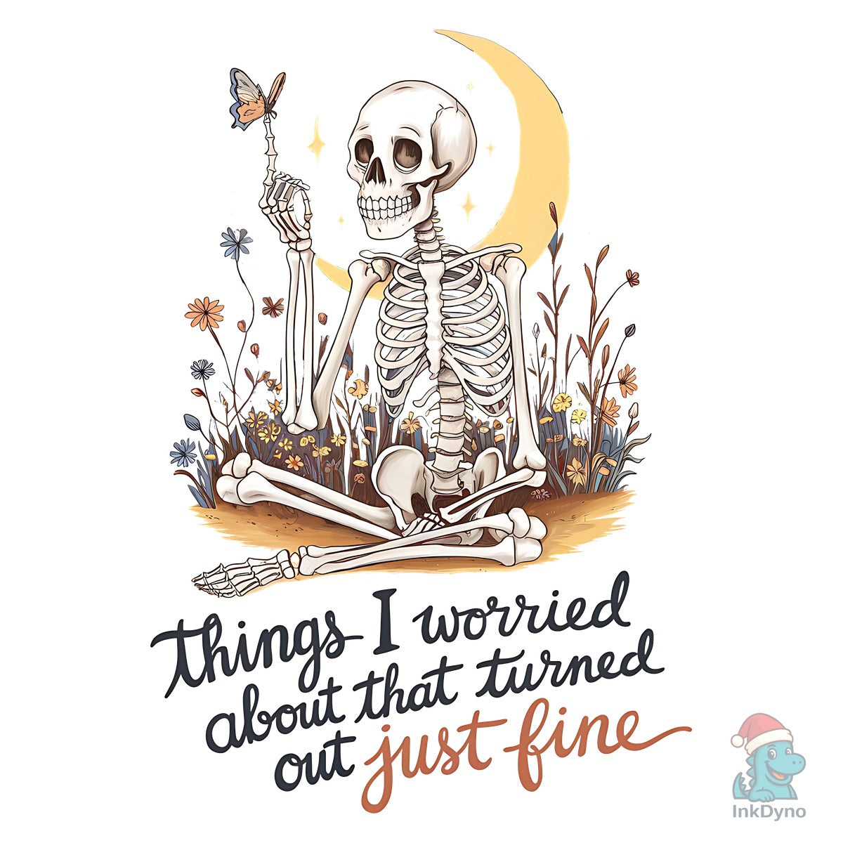 Skeleton Mental Health Positivity