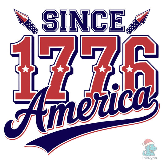 1776 America Independence Day T-Shirt - DTF Transfer