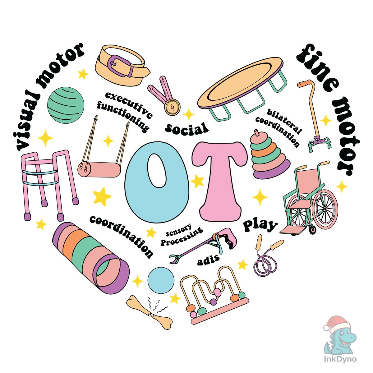 Pediatric OT Heart Design Therapist