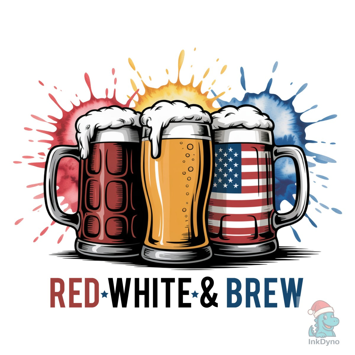 4th of July USA Funny Patriotic Beer