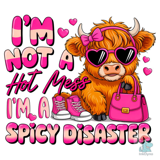 I'm Not a Hot Mess I'm a Spicy - DTF Transfer