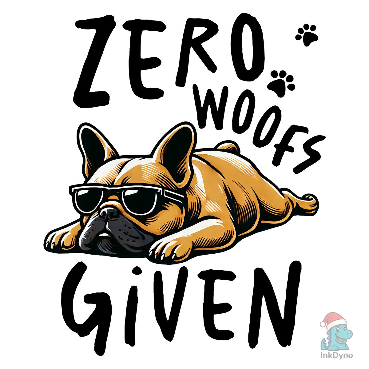 Sarcastic Funny Dog Zero Woofs Given
