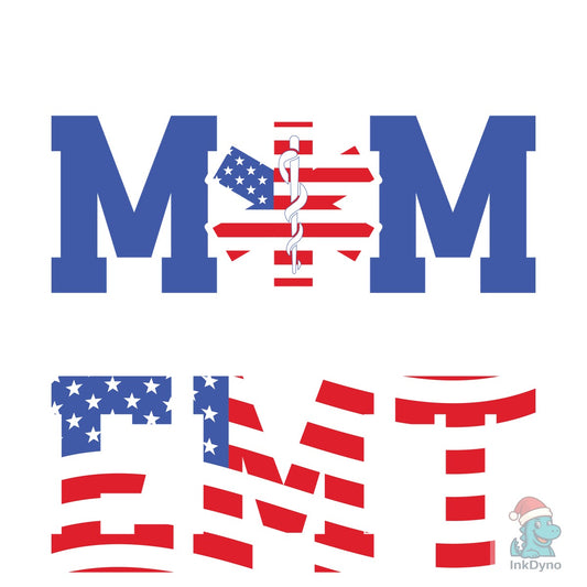 MY MOM is MY FAVORITE EMT T-shirt Design - DTF Transfer