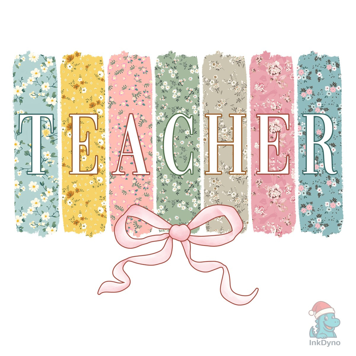 Coquette Teacher Wildflower Design
