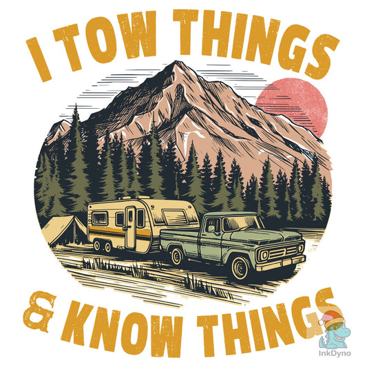 Retro Camping Trailer Shirt - DTF Transfer