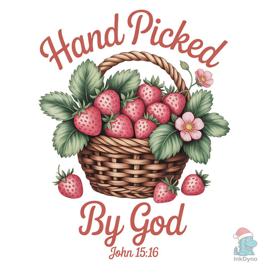 Hand Picked by God Strawberry Summer - DTF Transfer