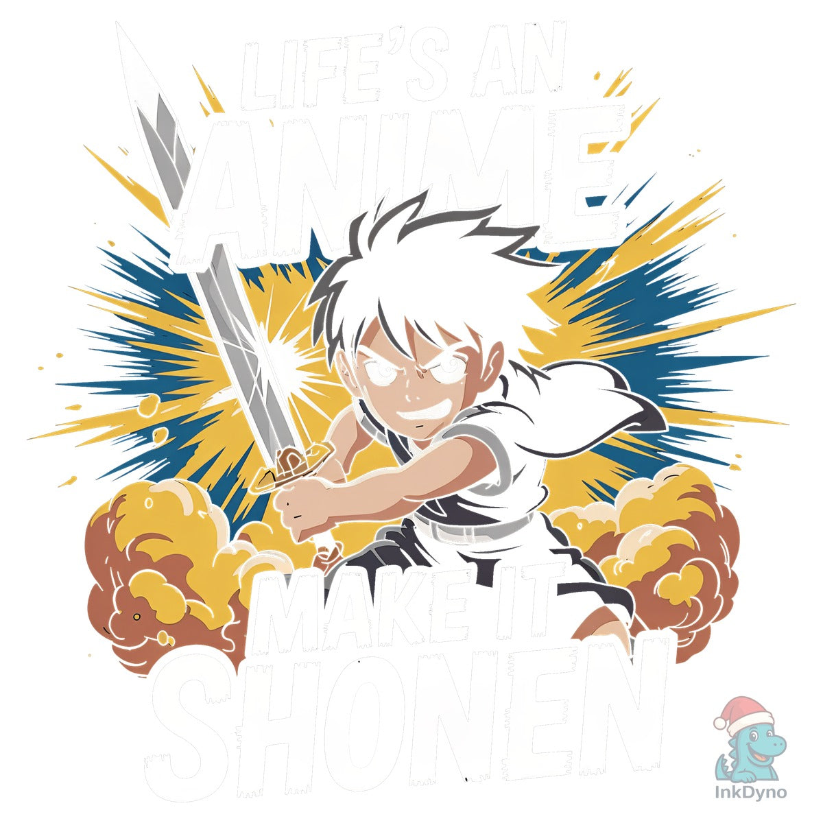 Life's an Anime-make It Shonen T-shirt