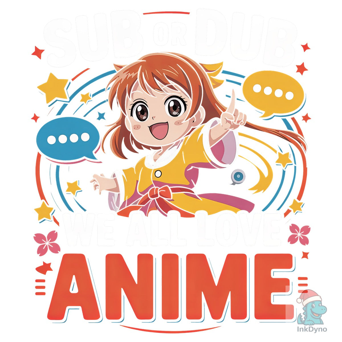 Sub or Dub We All Love Anime T-shirt