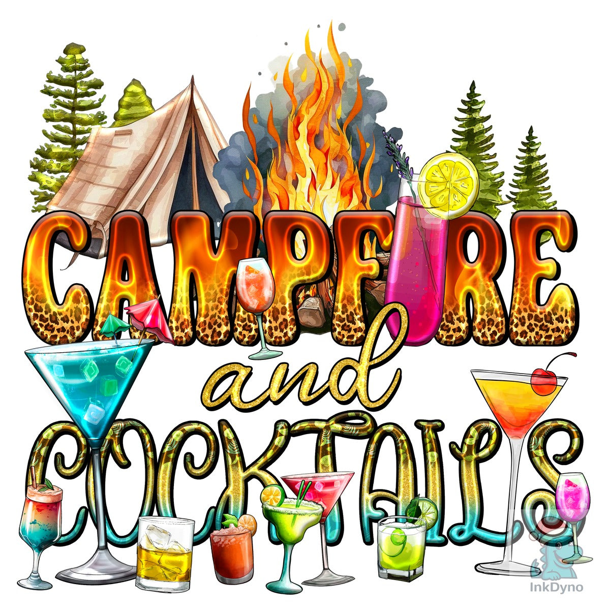 Campfire Coctail Camping Life
