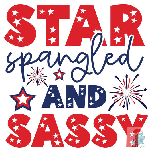 Star Spangled and Sassy - DTF Transfer
