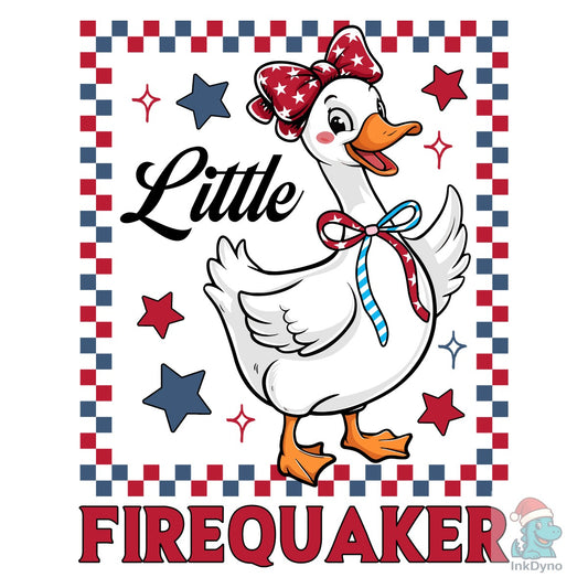 Girl 4th of July Goose - DTF Transfer