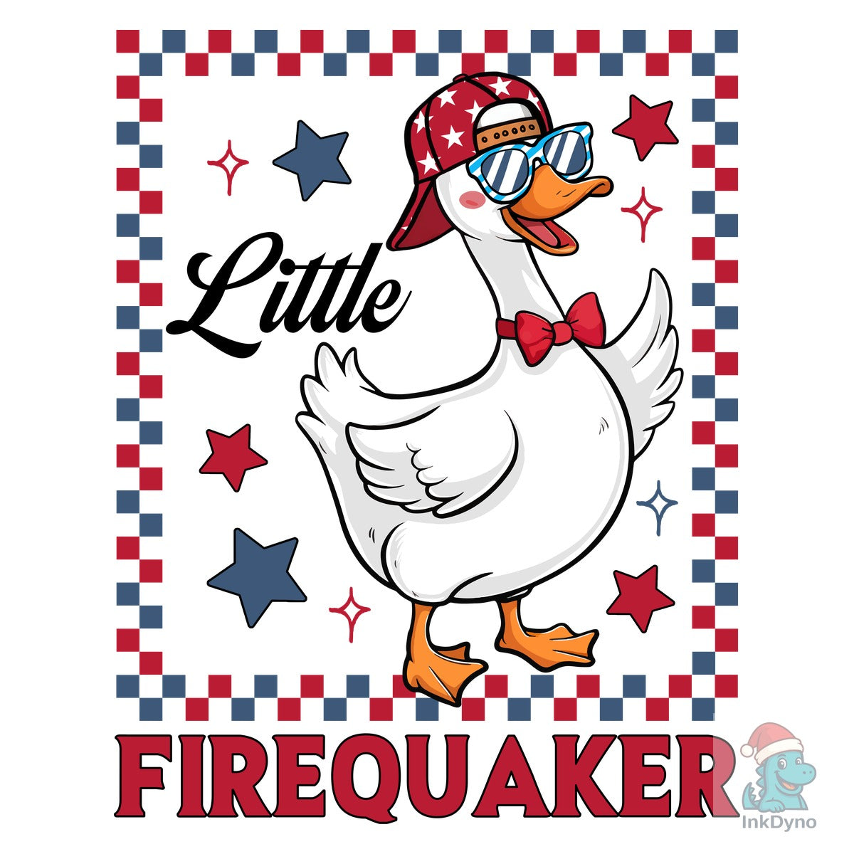 Matching Girl Boy 4th of July Goose